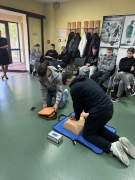 Wizyta uczniów z Zielonki na Komendzie Powiatowej Policji w Brzesku