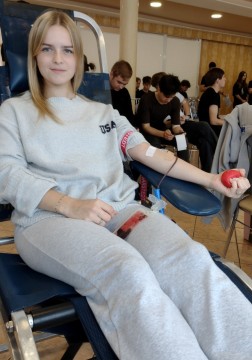 Technikum im. J. Piłsudskiego w Brzesku: I Akcja Krwiodawstwa w nowym roku szkolnym za nami!