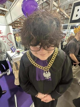 Uczniowie z Technikum im. J. Piłsudskiego w Brzesku na Targach Książki w Krakowie