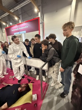 Maturzyści z Technikum im. J. Piłsudskiego w Brzesku na Festiwalu Uczelni – Małopolska Przyszłości w EXPO Kraków