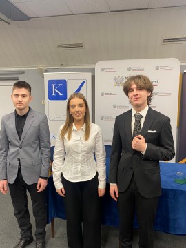 Uczniowie z Zielonki na Okrągłym Stole Uczniowskim w Krakowie