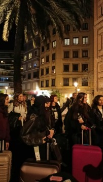 Pierwsze dni uczniów Technikum im. J. Piłsudskiego w słonecznej Walencji- start zagranicznych praktyk