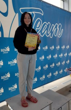 Uczniowie Technikum im. J. Piłsudskiego złotymi medalistami Mistrzostw Powiatu Brzeskiego w Pływaniu Indywidualnym