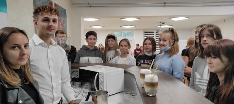 Warsztaty hotelarsko - gastronomiczne dla Ósmoklasistów na Zielonce