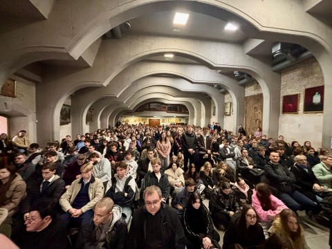 Pielgrzymka maturzystów Zielonki na Jasną Górę