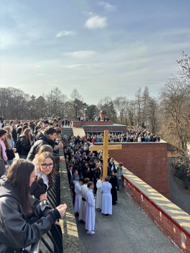 Pielgrzymka maturzystów Zielonki na Jasną Górę