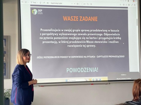 Dzień Edukacji Prawnej w Technikum im. J.Piłsudskiego w Brzesku