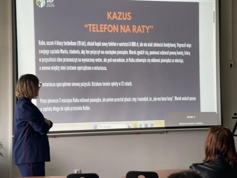 Dzień Edukacji Prawnej w Technikum im. J.Piłsudskiego w Brzesku