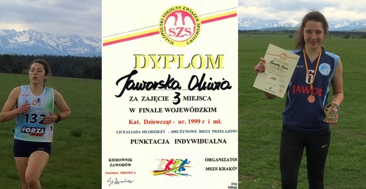 Oliwia na podium w województwie