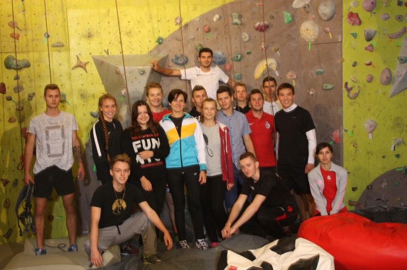 Wspinali się wysoko