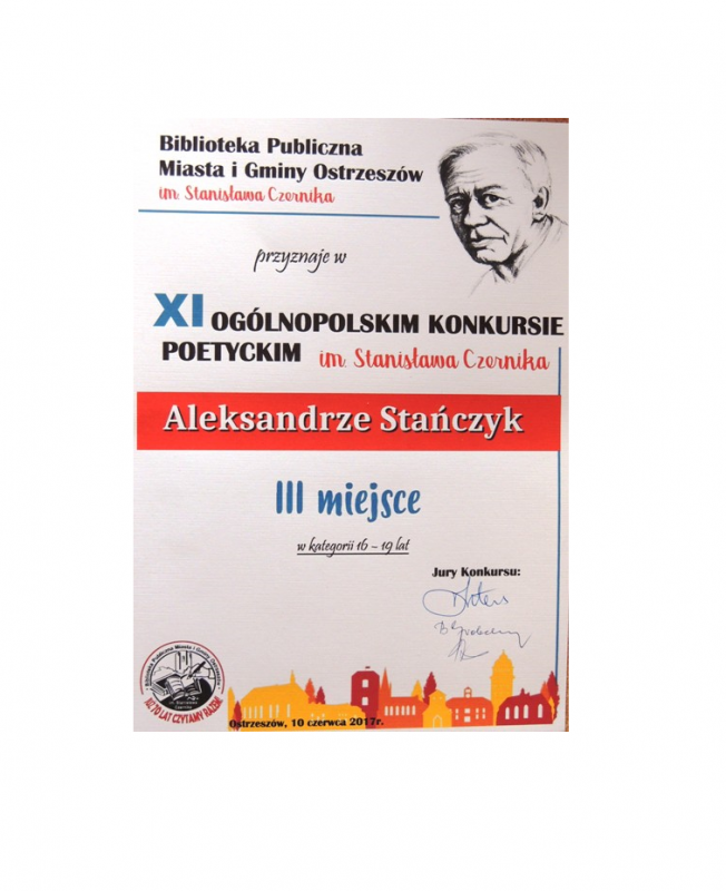 Sukces Aleksandry Stańczyk!