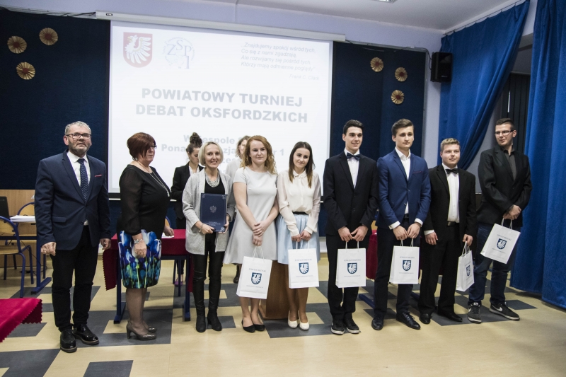 Powiatowy Turniej Debat Oksfordzkich – „Sine ira et studio” w ZSP Nr 1 
