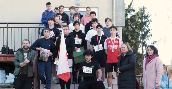 Technikum im. J. Piłsudskiego w Brzesku: V Bieg Pamięci Żołnierzy Wyklętych „Tropem Wilczym”