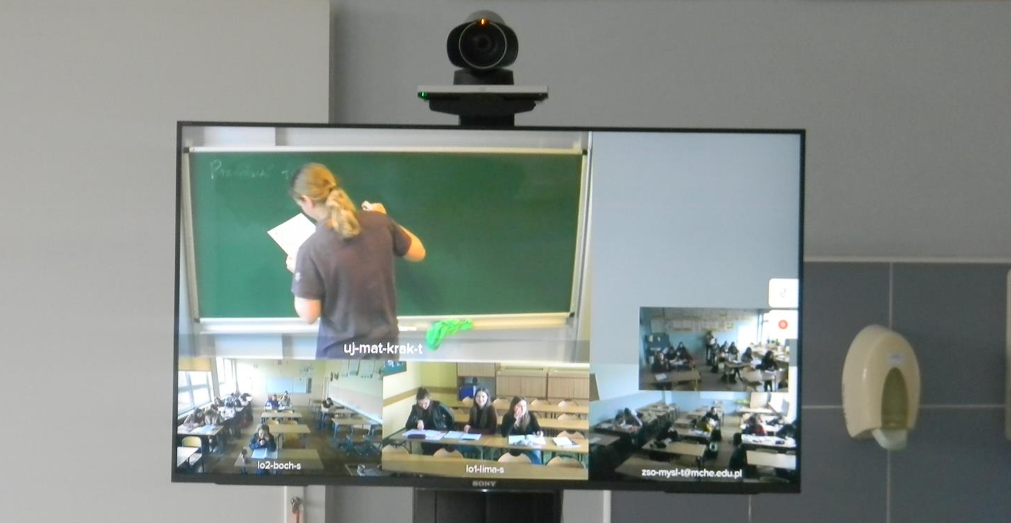 Zajęcia on-line z matematyki w ramach projektu  „Małopolska Chmura Edukacyjna – przedmioty ogólne”