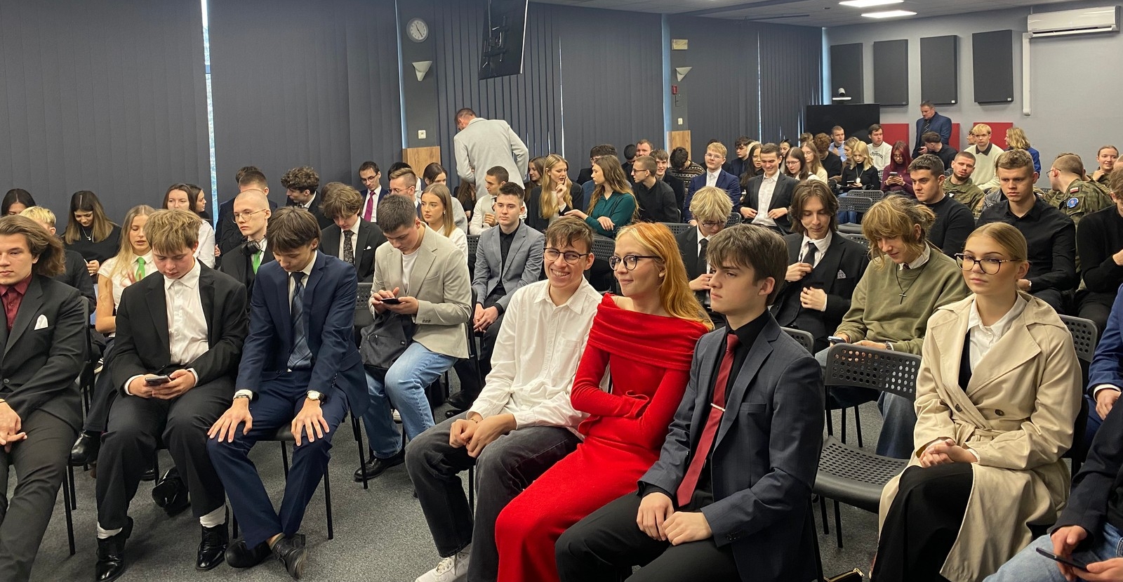 Uczniowie z Zielonki na Okrągłym Stole Uczniowskim w Krakowie