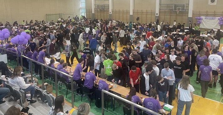 Náboj matematyczny z udziałem uczniów z Zielonki