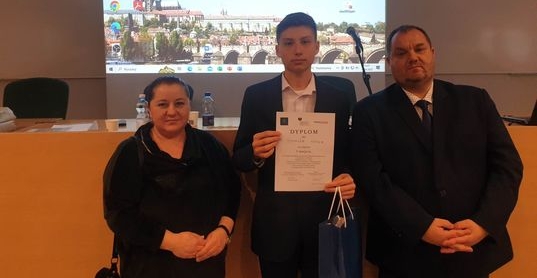 Sukces ucznia Zespołu Szkół w Czchowie w ogólnopolskim konkursie