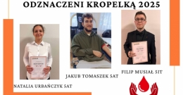 Technikum im. J. Piłsudskiego w Brzesku: Odznaczeni „KROPELKĄ” 2025
