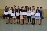 Wręczenie certyfikatów potwiedzających odbycie stażu 