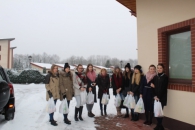 Szkolne Koło Caritas z Jedynki odwiedza chorych