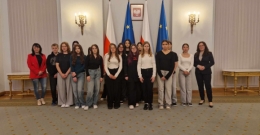 Technikum im. J. Piłsudskiego w Brzesku: Klasa 1 FT w Pałacu Prezydenckim