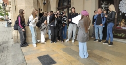 Uczniowie z Technikum im. J. Piłsudskiego w Brzesku na warsztatach fotograficznych w Krakowie