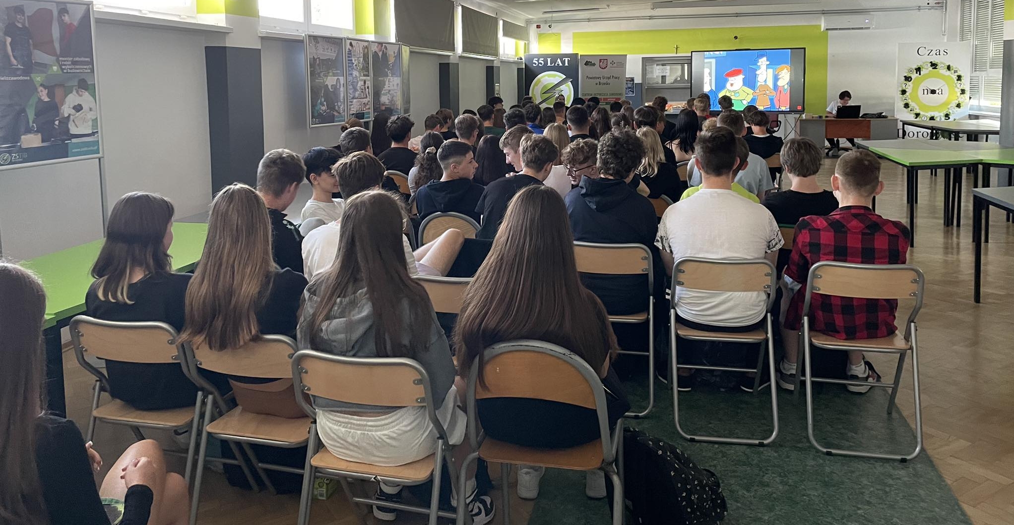 Spotkanie uczniów z Zielonki z przedstawicielami Powiatowego Urzędu Pracy w Brzesku