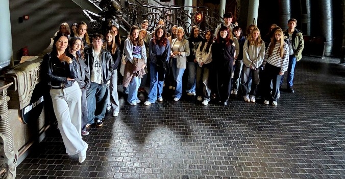 Technikum im. J. Piłsudskiego w Brzesku: Wyjazd zawodoznawczy do studia filmowego w ramach projektu "Fachowcy w swojej branży II"